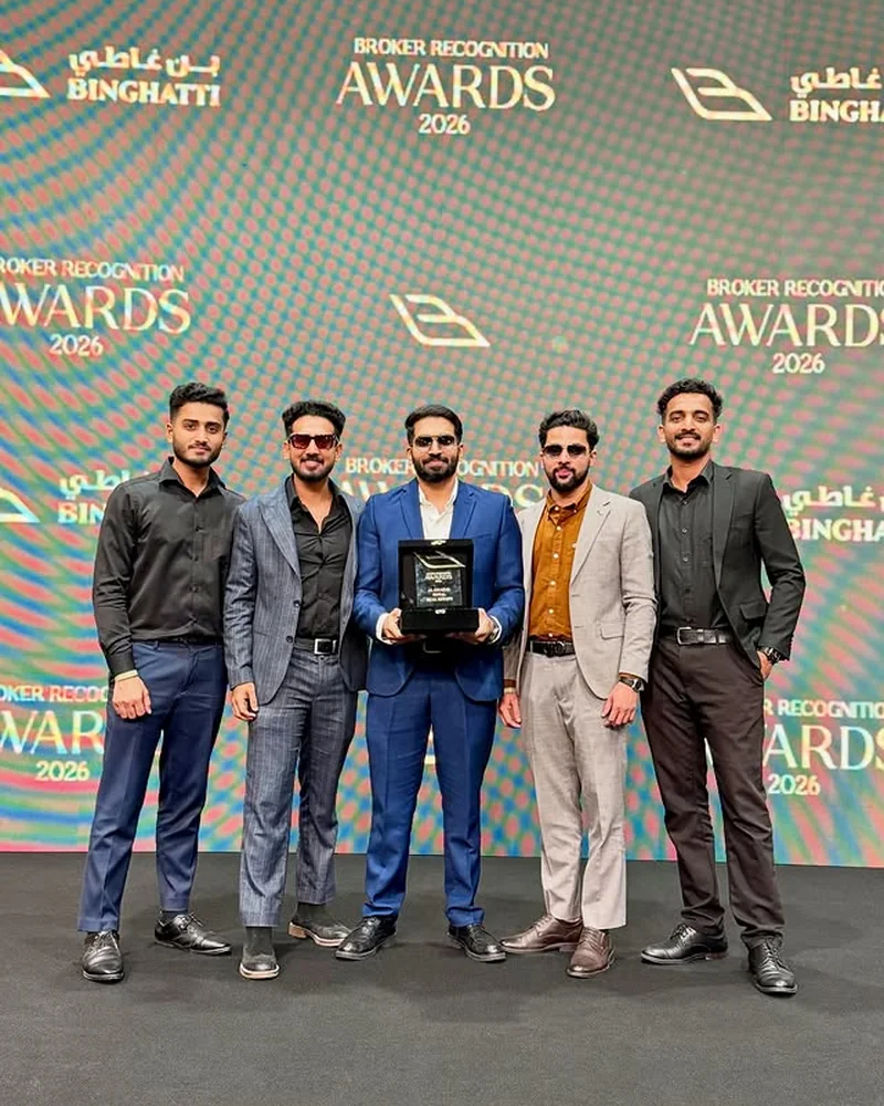 فريق الغزال الملكي العقارية يتسلّم جائزة Broker Recognition Awards 2026 من بينغاتي